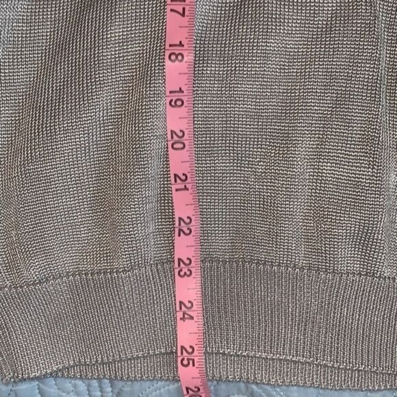 Sportfolio By Morris Gray Sleeveless Knit Sweater Vest Top Size S Made In USA - Picture 8 of 8